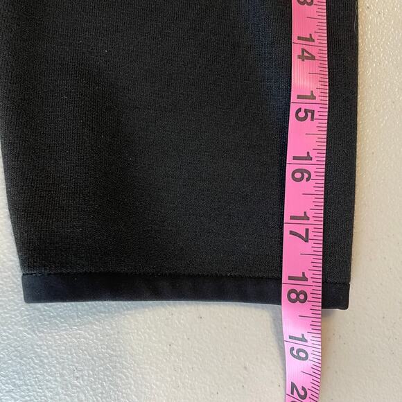 St John Black Knit Cropped Long Sleeve Luxury Designer Swing Jacket Blazer 12 - Picture 14 of 15